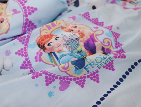 Полуторний набір постільної білизни 150*220 із Ранфорсу №173126 Черешенка™