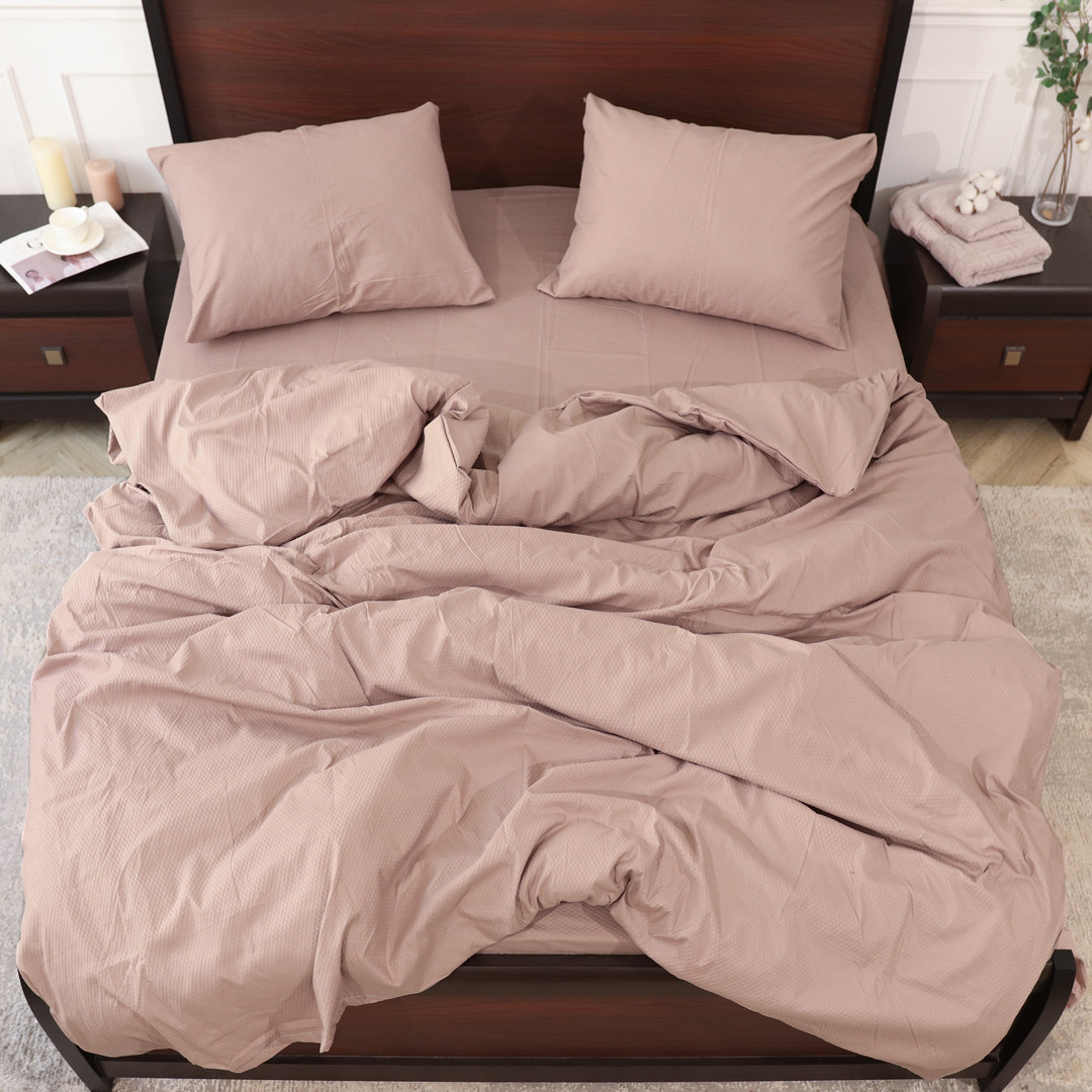 Двуспальный набор постельного белья 180*220 из прессованной микрофибры №201212 Черешенка™