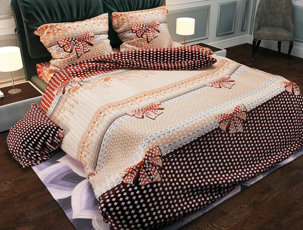 Тканина для постільної білизни Бязь "Gold" Lux GL354