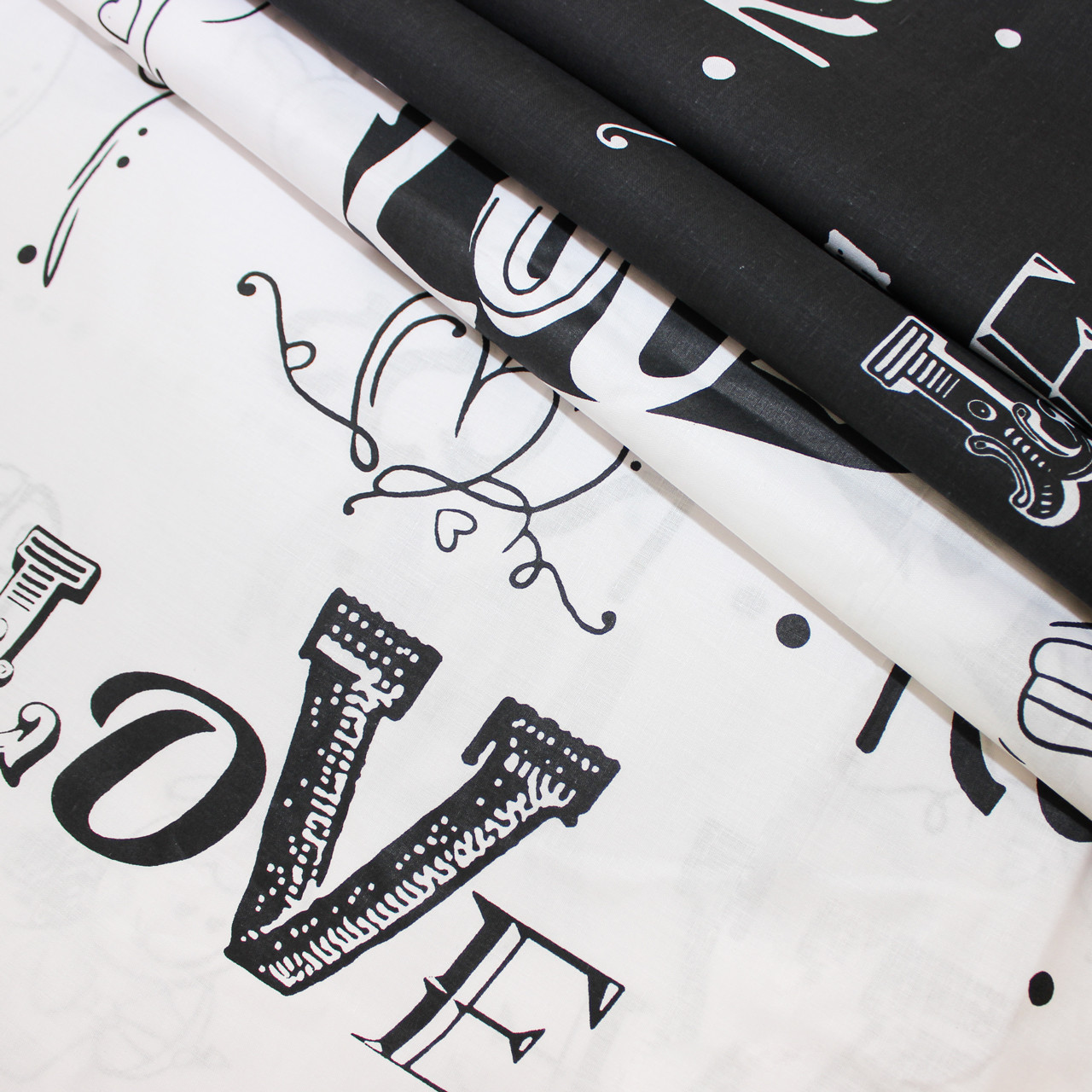 Ткань для постельного белья Бязь "Gold" Lux "Ангел любви" GL1431 (A+B) - (50м+50м)