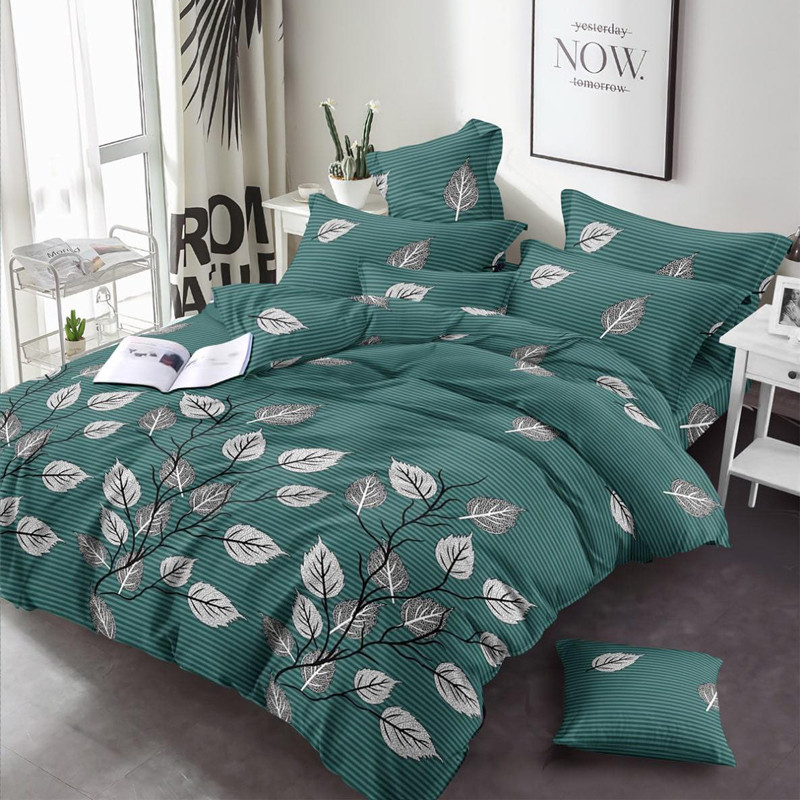 Ткань для постельного белья Бязь "Gold" Lux GL1858green-A