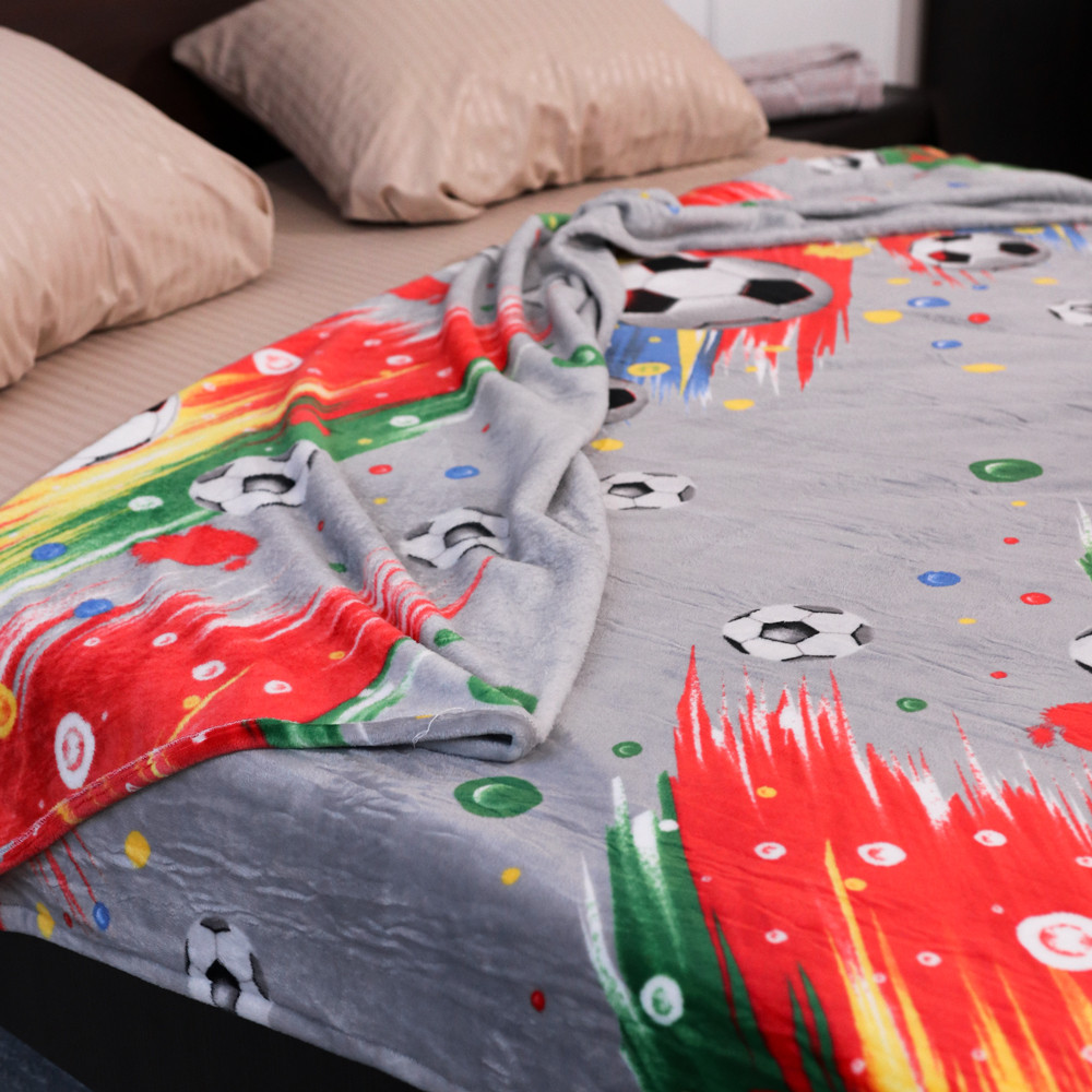 Полуторний флісовий плед №33016