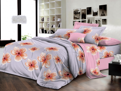 Ткань для постельного белья Ранфорс R-1992 (A+B) - (60м+60м)