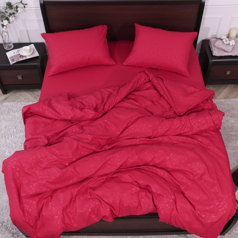 Семейный набор постельного белья 240*220 из микрофибры №201945 Черешенка™