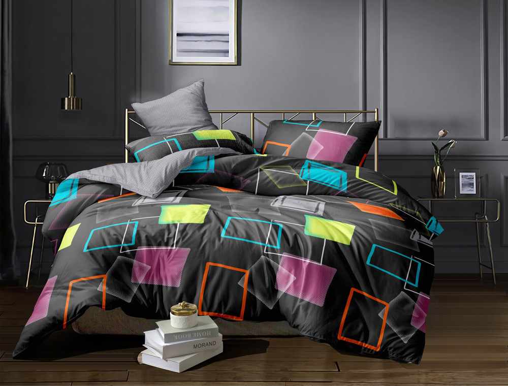 Євро-максі набір постільної білизни 200*220 із Бязі "Gold" №154138AB Черешенка™