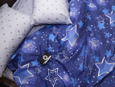 Евро макси набор постельного белья 200*220 из Сатина №009AB Черешенка™