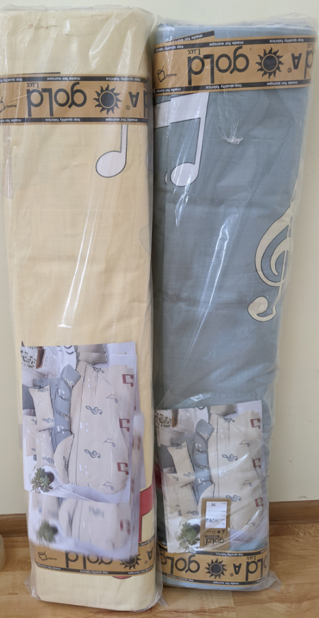 Ткань для постельного белья Бязь "Gold" Lux GL3823R (A+B) - (50м+50м)