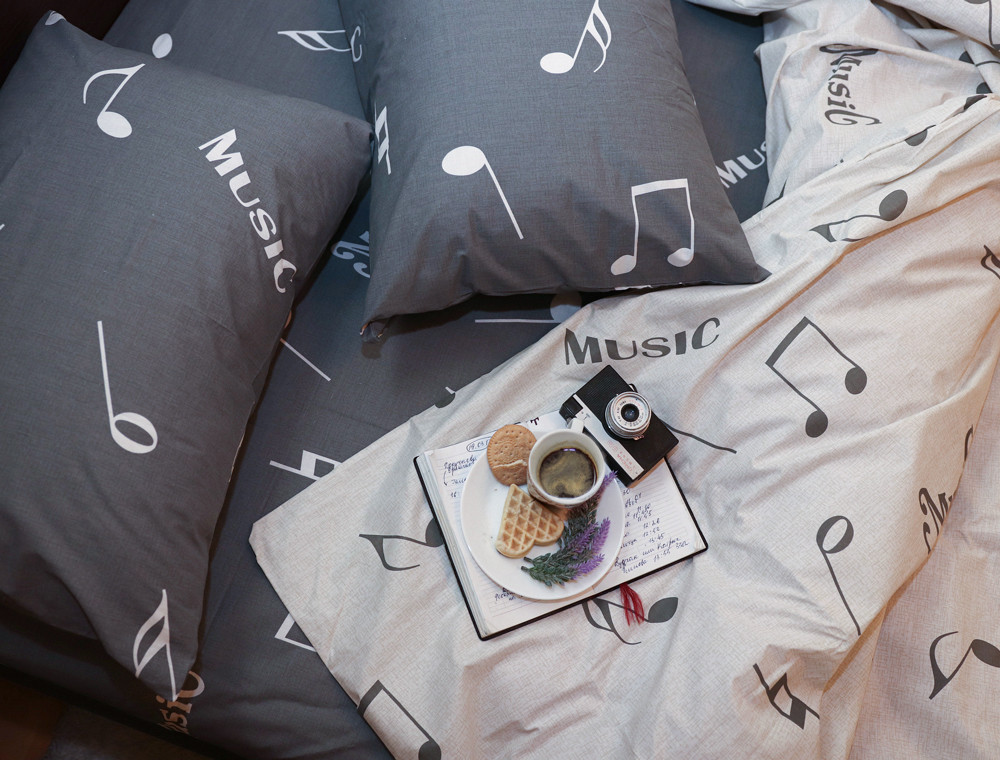 Евро макси набор постельного белья 200*220 из Бязи "Gold" №151541AB Черешенка™