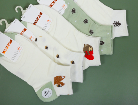 Женские носки Корона короткие (36-41) №BY524-1