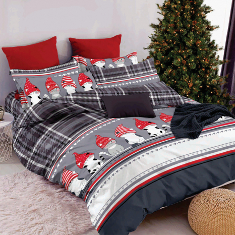 Тканина для постільної білизни Бязь "Gold" Lux GL11270grey