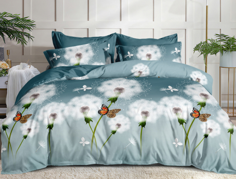 Сімейний набір постільної білизни із Сатину №44207 Черешенка™