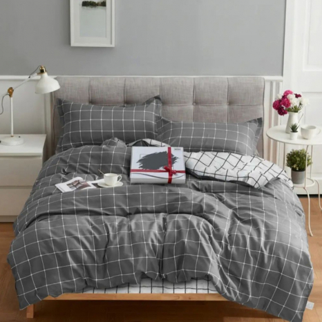 Семейный набор хлопкового постельного белья из Бязи "Gold" №513167AB Черешенка™