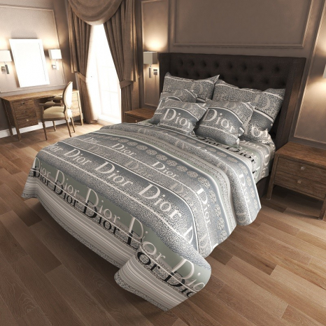 Ткань для постельного белья Бязь "Gold" Lux GL2017grey