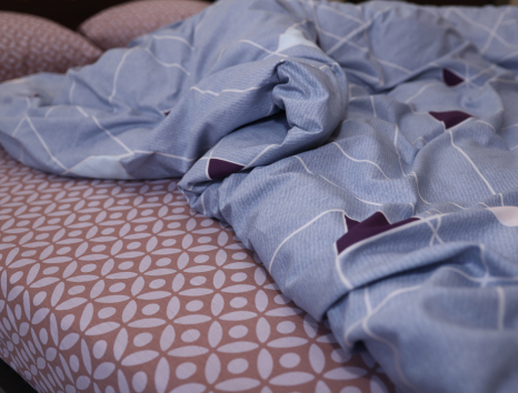 Евро макси набор постельного белья 200*220 из Сатина №793656AB Черешенка™