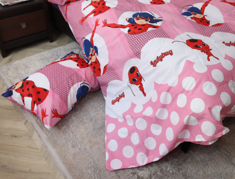 Полуторный набор постельного белья 150*220 из Бязи "Gold" №16174 Черешенка™