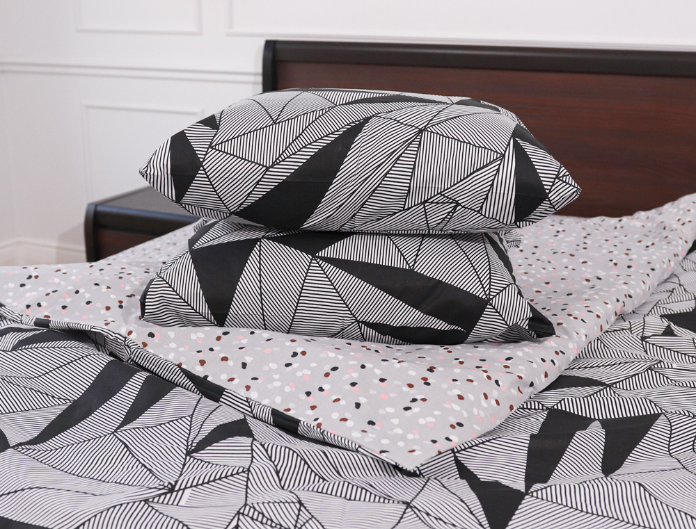 Двоспальний набір постільної білизни 180*220 із Бязі "Gold" №155091AB Черешенька™