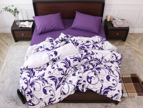 Сімейний набір постільної білизни із Бязі "Gold" №159945AB Черешенка™