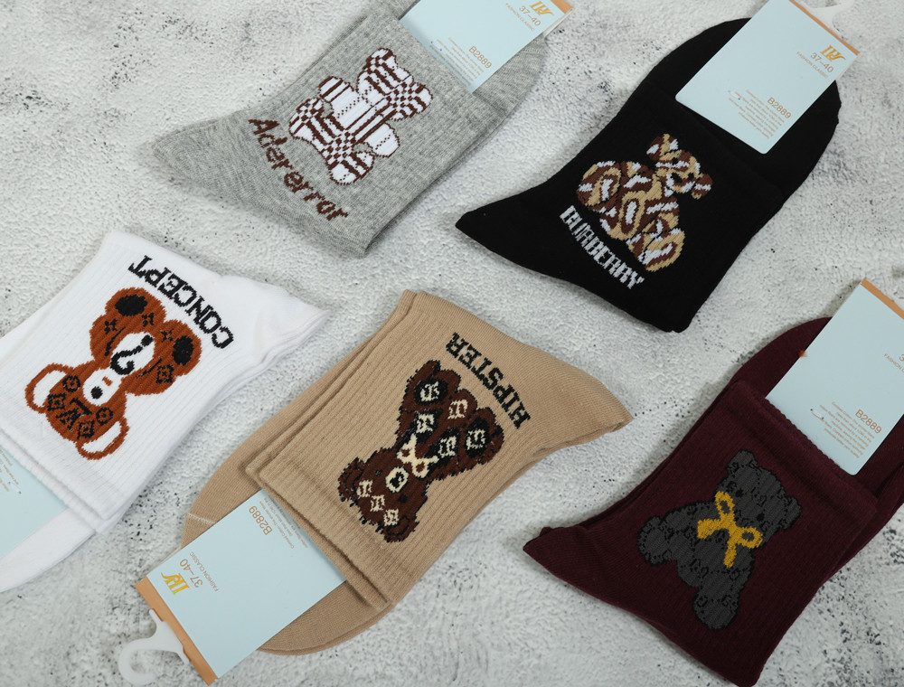 Женские носки Шугуан брендовые мишки (37-40) №B2889-35