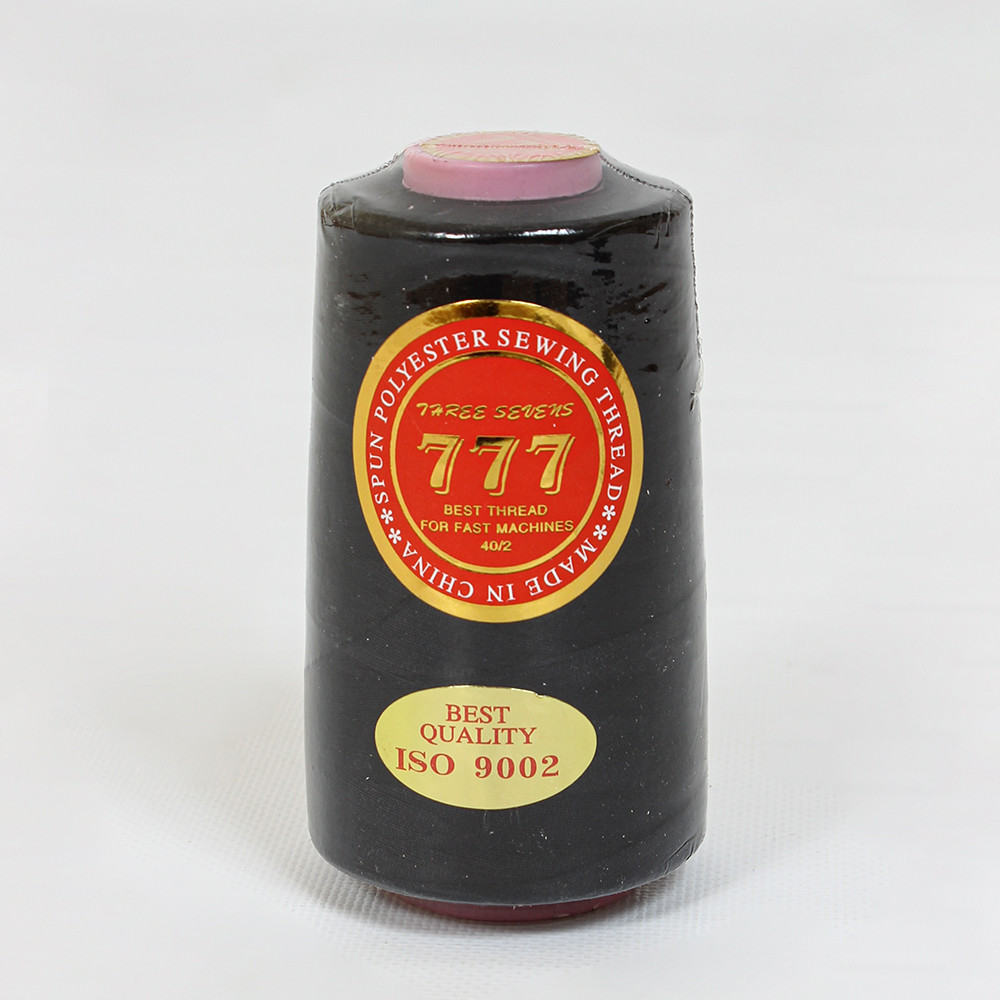 Нитки 777 40/2 BLACK чорний