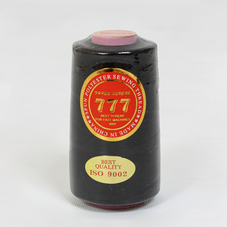 Нитки 777 40/2 BLACK чорний