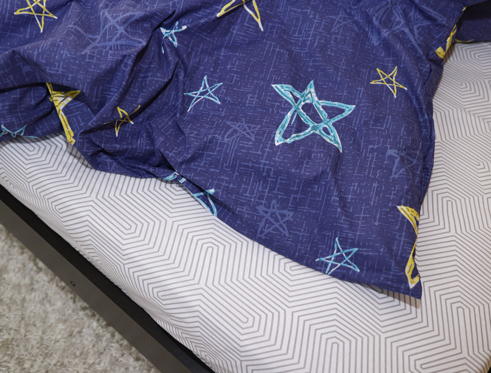 Двоспальний набір постільної білизни 180*220 із Бязі "Gold" №151521AB Черешенка™