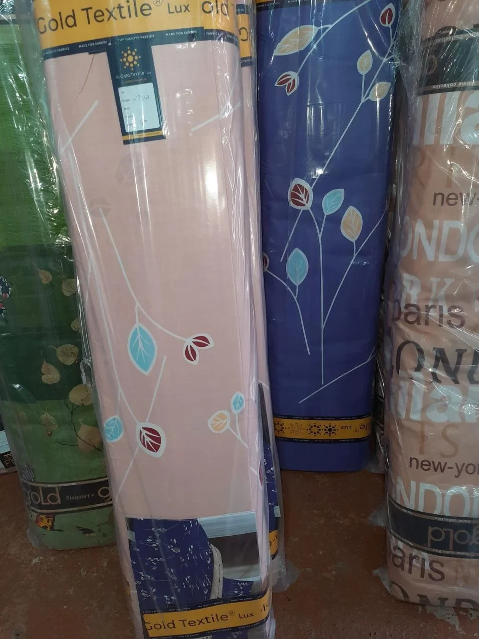 Ткань для постельного белья Бязь "Gold" Lux "Фиолетовая феерия" GL1400 (A+B) - (50м+50м)