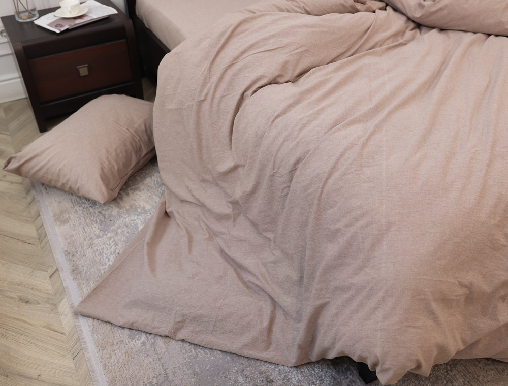 Семейный набор хлопкового постельного белья из Вареного Хлопка №87120 Черешенка™