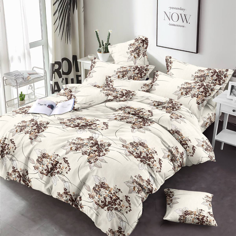 Ткань для постельного белья Бязь "Gold" Lux GL7814beige