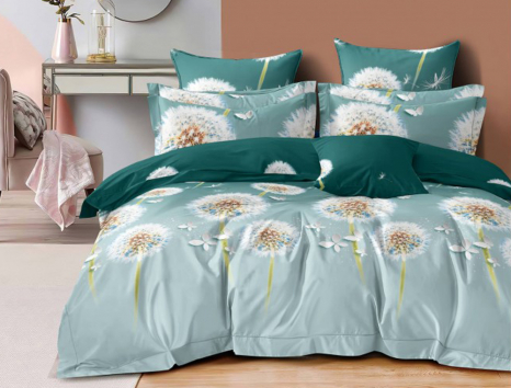 Сімейний набір постільної білизни 240*220 із полікотону №201579 Черешенька™