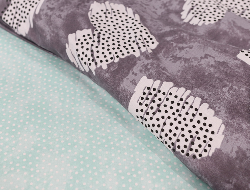 Двуспальный набор постельного белья 180*220 из Бязи "Gold" №151978AB Черешенка™