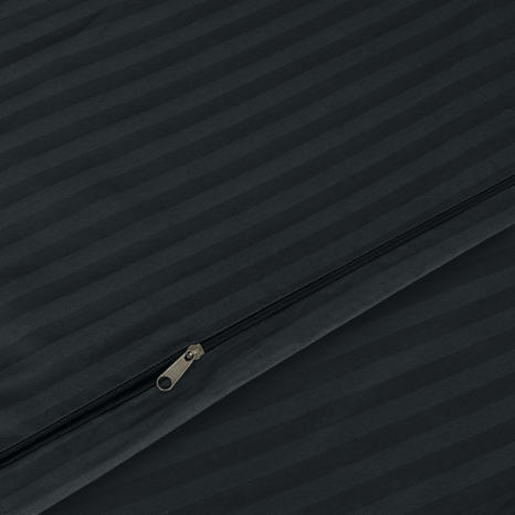 Полуторний набір постільної білизни 150*220 з Страйп Сатину №544007