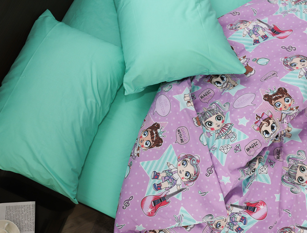 Дитячий комплект з Бязі "Gold" №165605AB Черешенка™