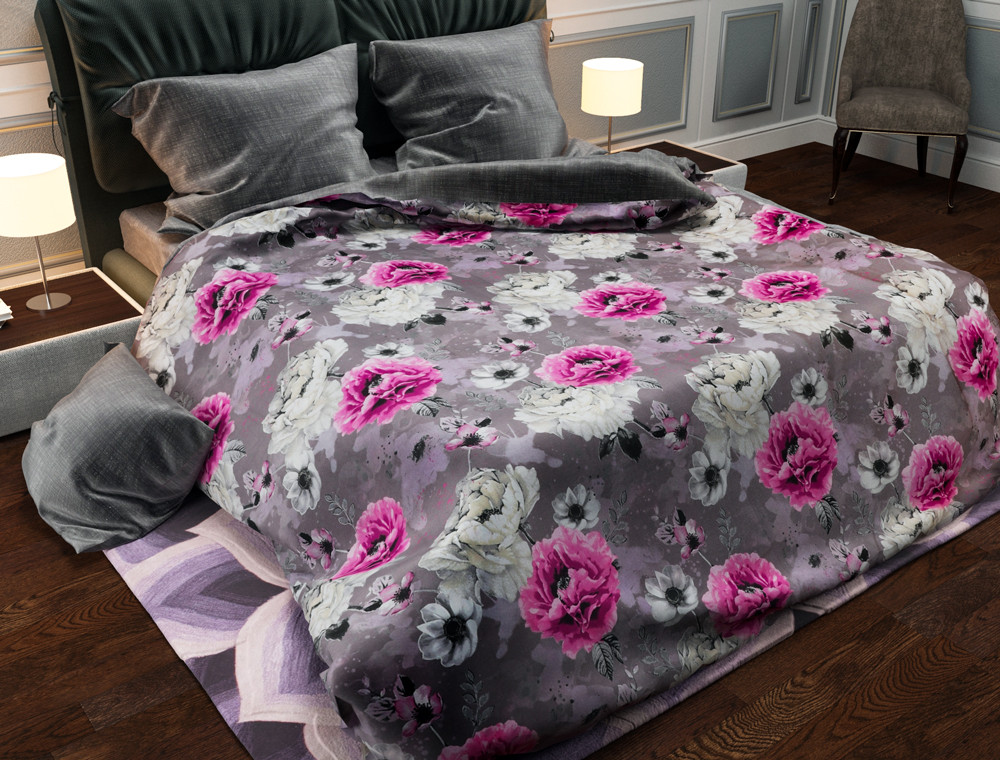 Семейный набор хлопкового постельного белья из Бязи "Gold" №157785AB Черешенка™