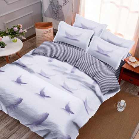 Сімейний набір постільної білизни із Бязі "Gold" №151579AB Черешенка™