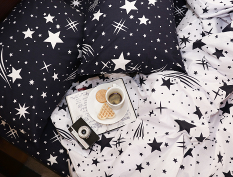 Полуторный набор постельного белья 150*220 из Бязи "Gold" №156285AB Черешенка™