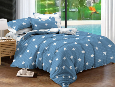 Полуторный набор постельного белья 150*220 из Бязи "Gold" №154068AB Черешенка™