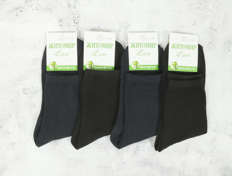 Чоловічі шкарпетки Житомир Luxe Бамбук (41-47) №ZLB5009