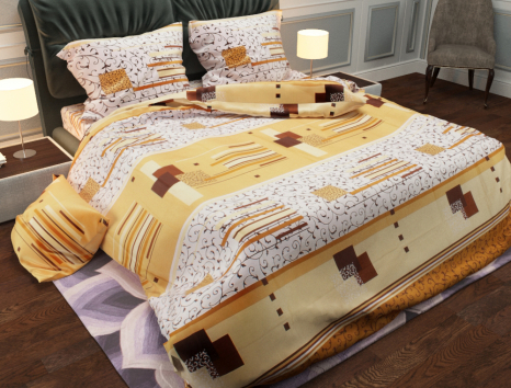 Ткань для постельного белья Бязь "Gold" Lux GL165