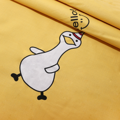 Ткань для постельного белья Бязь "Gold" Lux "Бешеная утка" GL1568 (A+B) - (50м+50м)