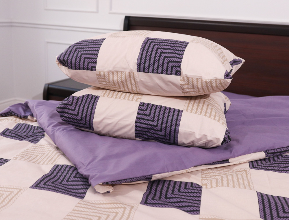 Сімейний набір постільної білизни із Бязі "Gold" №151052AB Черешенька™