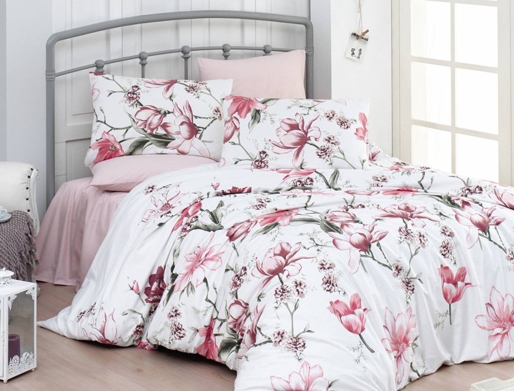 Євро-максі набір постільної білизни 200*220 із Ранфорсу Layla Somon First Choice™