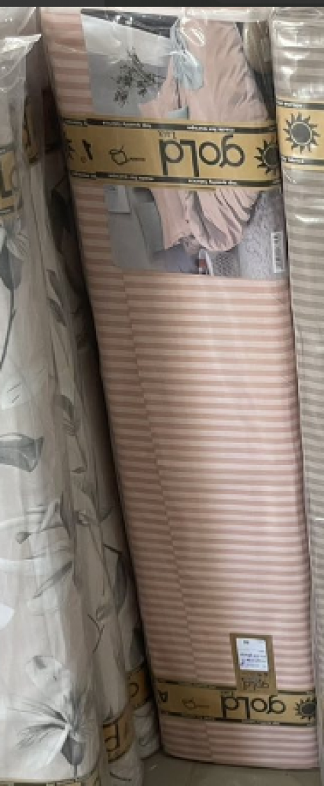 Тканина для постільної білизни Бязь "Gold" Lux смугаста GLS226-1peach (50м)