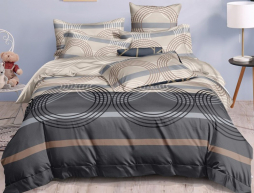 Двоспальний набір постільної білизни 180*220 із полікотону №200086 Черешенька™