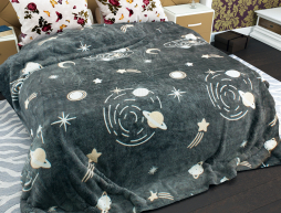 Двоспальний флісовий плед №33463