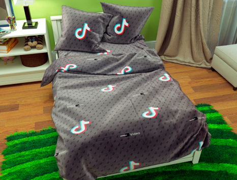 Євро-максі набір постільної білизни 200*220 із Бязі "Gold" №153798 Черешенка™