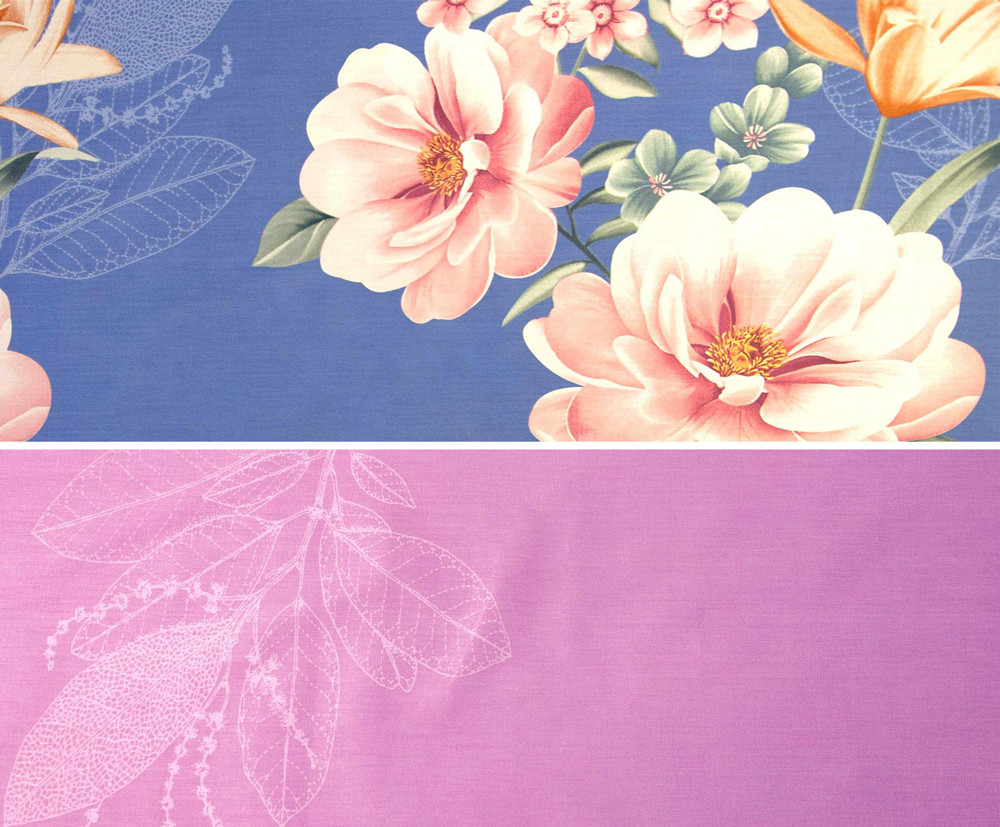 Тканина для постільної білизни Сатин S-187 (A+B) - (60м+60м)