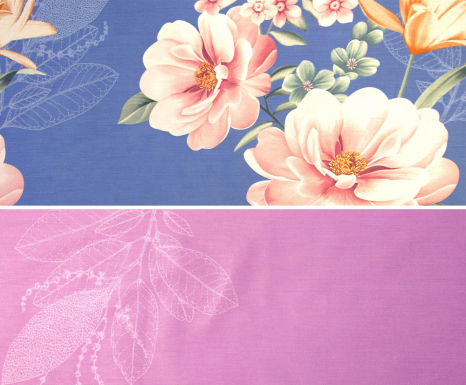 Тканина для постільної білизни Сатин S-187 (A+B) - (60м+60м)