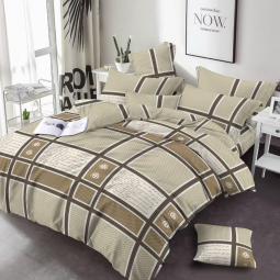 Тканина для постільної білизни Бязь "Gold" Lux GL856brown