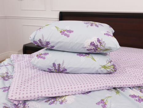 Семейный набор хлопкового постельного белья из Бязи "Gold" №157615АВ Черешенка™