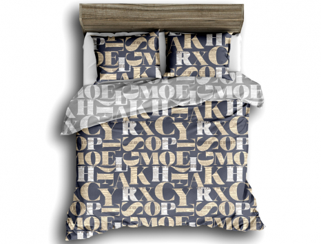 Ткань для постельного белья Сатин S-75-13 (A+B) - (60м+60м)